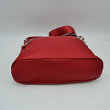 Multi Zipper Crossbody Shoulder Bag with Adjustable Long Strap