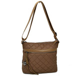 Quilted Crossbody Bag with Adjustable Strap