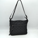 Quilted Crossbody Bag with Adjustable Shoulder Strap