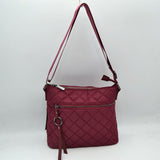 Quilted Crossbody Bag with Adjustable Shoulder Strap
