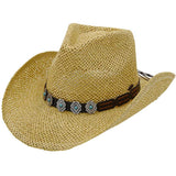 C.C Turquoise Charm Trim Cowboy Hat