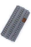 C.C Solid Ribbed Headwrap