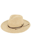 C.C Women's String Trim Band Panama Sun Hat