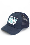 C.C Women's Lake Life Patch Criss-Cross Ponytail Cap
