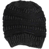 Metallic Beanie Tail C.C Beanie