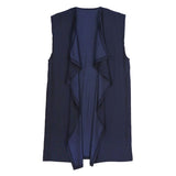 Waterfall Lapel Satin Vest