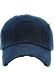 Women's American Flag Vintage Baseball Cap 4th of July