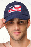 C.C American Flag Chenille Patch Baseball Cap
