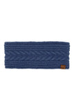 C.C Cable Knit Lining Headwrap Winter Headband
