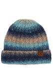 C.C Ombre Knit Beanie With Cuff