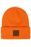 C.C Unisex Classic Basic Solid Color Beanie