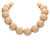 Wood Ball Necklace