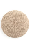 C.C SCALLOPED WAVE PATTERN BERET