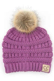 C.C Solid Ribbed Baby Beanie