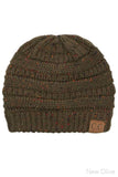 C.C Confetti Cable Knit Beanie