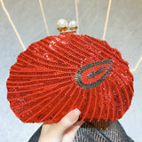 Elegant Retro Craft Beaded Evening Bag – Stylish Clutch Purse for Prom, Party, and Special Occasions – Perfect Prom Bags Clutches with Sparkling Beadwork