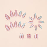 0977- Printed press on nails fake nails removable