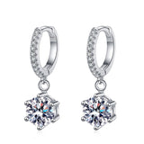 Sunflower Full Diamond Stud Earrings