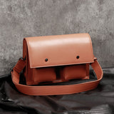 Small crossbody bag for men, stylish simple retro small square bag, shoulder crossbody bag for men