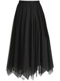 Elegant Tulle Midi Skirt - AfterAmour