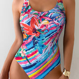 One Piece Swimsuit Printed One Piece Women's Swimsuit Bikini Swimwear