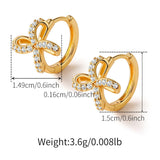 Vintage Zircon Ear Cuff Earring