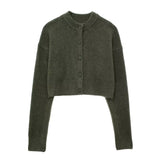Women's Short Knit Cardigan Trendy