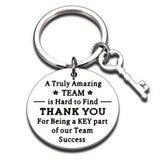 Stainless Steel Keychain Thanksgiving Inspirational Gifts for Family, Friends and Colleagues