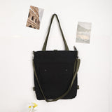 Nylon Crossbody Bag, Lightweight Underarm Bag, Simple Shoulder Canvas Bag,