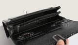 Crocodile Camellia Chain bag crossbody shoulder