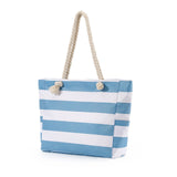 Printed beach bag, large capacity casual shoulder tote bag, simple fashion summer travel tote bag lightweight