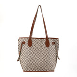 Ladies printed shoulder bag, versatile large capacity casual tote bag, big shoulder hobo bag