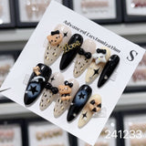 1028- Handmade press on nails fake nails removable