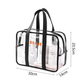 Waterproof beach bag, wet and dry separation fitness bag, toiletry bag, storage goggles, swimsuit swimming bag, Transparent Cosmetic Bag,