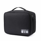 Data cable storage bag, large-capacity grid charger storage bag, mobile hard disk, earphone bag, travel portable waterproof digital bag.