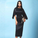 Puff Sleeve Bodycon Evening Dress