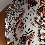 Digital Print Triangle Sexy Strappy One Piece Swimsuit for Women