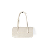 Design oil wax leather shoulder armpit bag, stylish tote bag, top handle purse for women