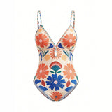 Women's Printed Bohemian Flowy Sling Vacation Style Swimsuit