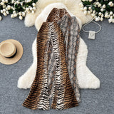 Women's Sexy Fashion Leopard Flare Pants - Leopard Print Stretchy Skinny Leg, Slimming Casual Trousers
