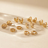 Vintage Zircon Ear Cuff Earring