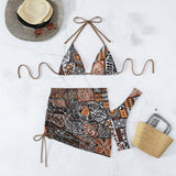 Women's Bikini Swimsuit Beach Separated Swimwear Sexy Three Piece Bikini