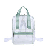 Waterproof PVC Backpack Purse with Clear Design, Durable and Stylish, Perfect for Travel, School, and Everyday Use School Bag Summer Waterproof PVC Beach Bag