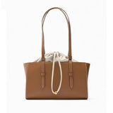 Elegant Women's Tote Purse – Fashionable Versatile Large Capacity Drawstring Bundle, Portable Shoulder Bag with Small Hobo Style hobo