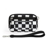 Transparent PVC Large Card Bag – Wrist Bag with Compartments for Bank Card & Change Storage, Portable Wristlet Purse