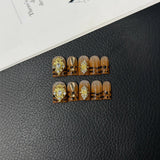 Press on Nails pure handcrafted design smudge patch Press on Nails nail piece advanced sense batch