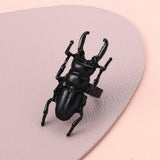 Creative Metal Beetle Ring Cute Cartoon Insect Index Finger Ring Geometric Pinky Ring