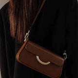 Simple small square bag, commuter small shoulder bag, shoulder crossbody bag small