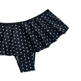 Women's Two-Piece Bikini Leopard Print Patchwork Skirted Triangle Sexy Backless Swimsuit
