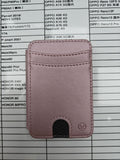 Magsafe ring magnetic card case  for iPhone17 card anti-theft brush 16/15/14/13 zipper change bag Wallet Magnetic Card Holder RFID Blocking, PU Leather Minimalist Phone Wallet Compatible with MagSafe Phones